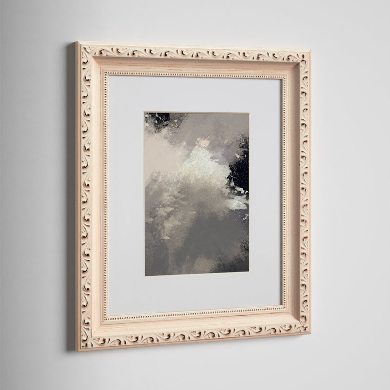 Cadre photo Arnetra, 12 po x 18 po emmêlé à 10 po x 13 po, Blanc cassé