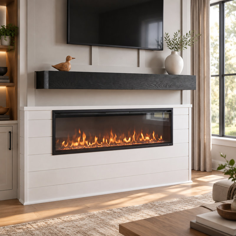 72 Inch Floating Fireplace Mantel Shelf