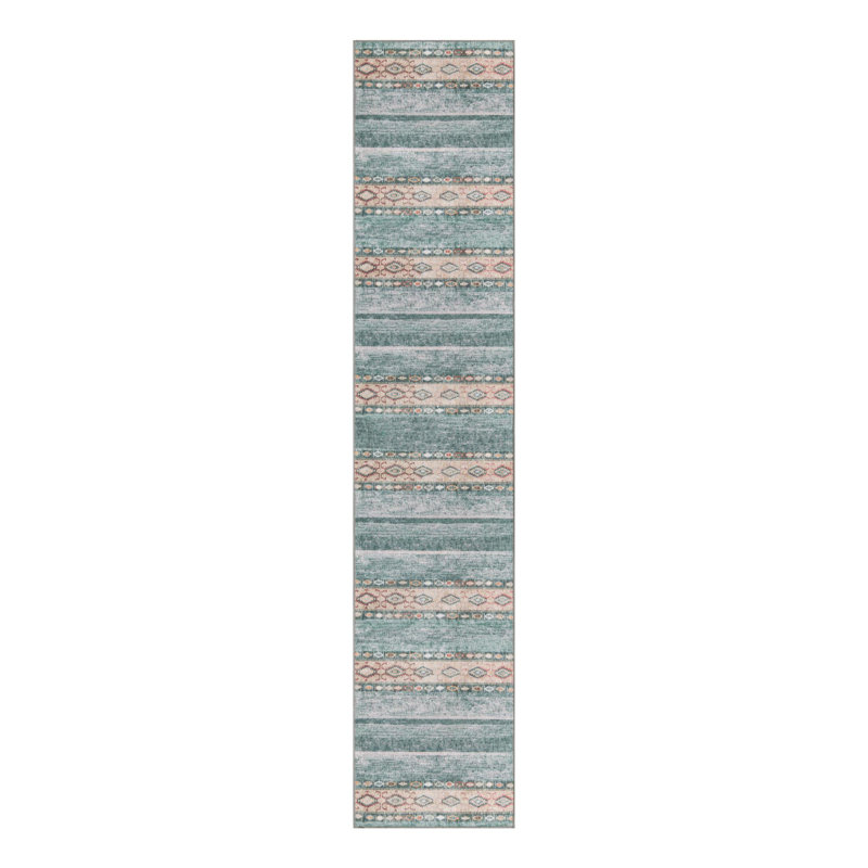 Arvene Chenille Geometric Indoor Rug, Runner 2'6" x 12'