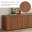 Ensemble de salon Mid-Century brun