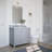 Cambridge 37'' Single Bathroom Vanity with Carrara Marble Top-26337880