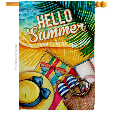Double Sided 40'' H x 28'' W Polyester House Flag