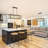 3-light Dimmable Rectangle Kitchen Island Pendant