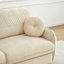 Canapé 105 po en chenille de 105 po, coussins ronds et coussins de dossier matelassés exquis, pieds de cadre de base encastrés, assise ergonomique, assemblage facile, canapé à assise profonde-708636497-708636500