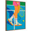 «Tennis Joueur» par Andreas Magnusson, reproduction d'art sur toile encadrée