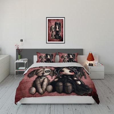 Little Stitch Ups Old Friends Puppy Sherpa Comforter Set