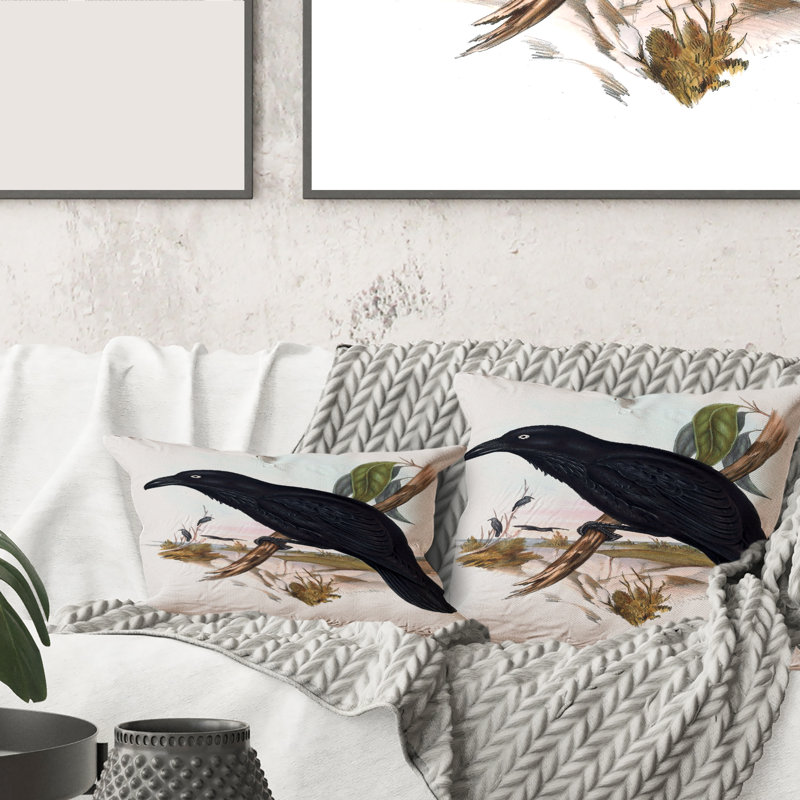 Housse et insert de coussin carré australien Birds VI, 16" x 16"