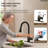 Vintage-Inspired Dual Function Pull-Down Kitchen Faucet , Single Handle Sink Faucet with Sprayer-120793565