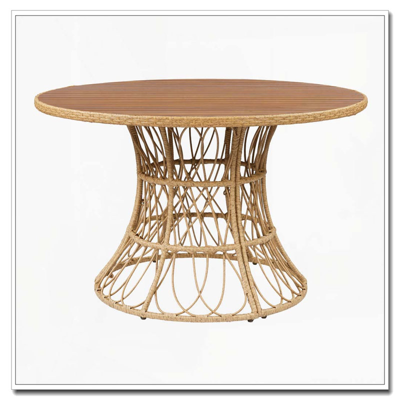 Table de salle à manger d'extérieur durable