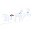 vidaXL LED Reindeers Fabric-1806913905