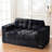 Vintage 3-in-1 Chenille Convertible Bean Bag Sofa Bed with High-Density Foam, Loveseat Sofa with Removable Cover-1586759297