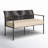 Woburn 48'' Wide Powder Coated Aluminum Loveseat with Cushions