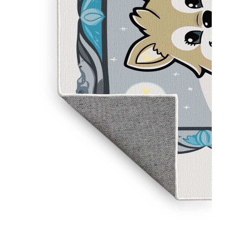 Tapis de Noël lavable The Holiday Aisle®, Rectangle 6 pi x 9 pi