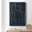 Shapes and Night Sky II - impression sur toile tendue-1782530891