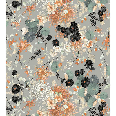 Voyages Voyages Floral Wallpaper Double Roll