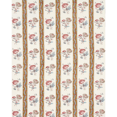 Ariana Floral Stripe Fabric