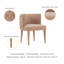 Chaise d'appoint de salle à manger Maya-91028779