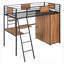 Win Size Loft Bed With L-Shape Desk And Wardrobe-1532544792