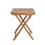 Square Wooden Folding Outdoor Bistro Table