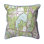 Housse et insert de coussin carré extérieur Alexander's Lake