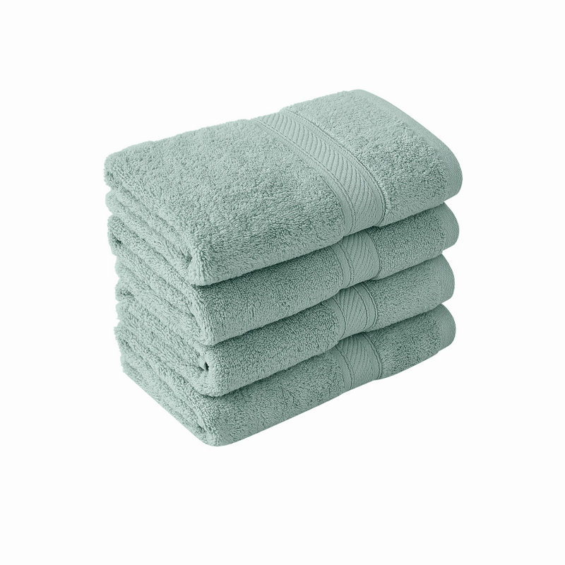  Regal Plush Towel Sets, Sea Mist, Bath Towel - 4 Pack