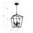 Duward 4 - Light Dimmable Lantern Chandelier-38136238