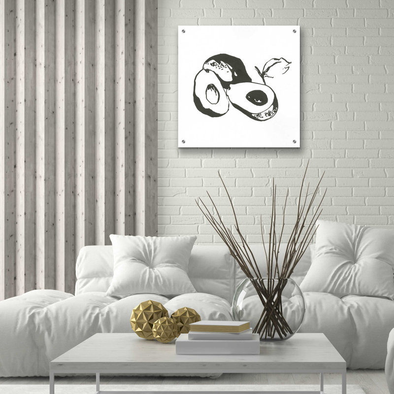«Avacado II BW» par Chris Paschke, H 24 po x l 24 po x P 0,2 po