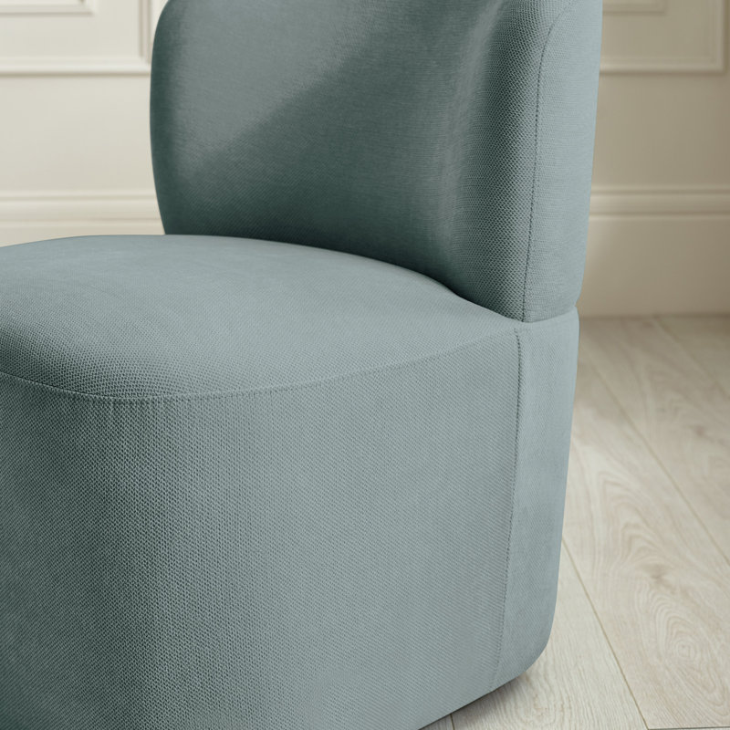 Upholstered Accent Chair, Blue