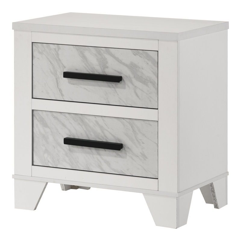 Table de chevet 2 tiroirs Bains