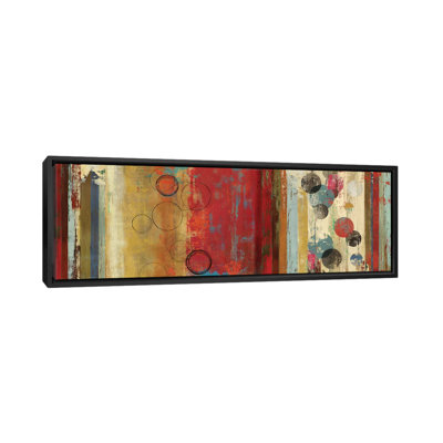 " Field Of Red Abstract " Graphic Art Print