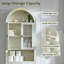 Armoire de rangement pour salle de bain autoportante avec portes en acrylique Ahart-1584735279