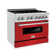 ZLINE 36 in. Legacy Dual Fuel Range w/ 6 Burner Cooktop & Electric Oven w/ Door