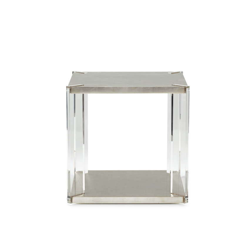 Solid Wood Top End Table