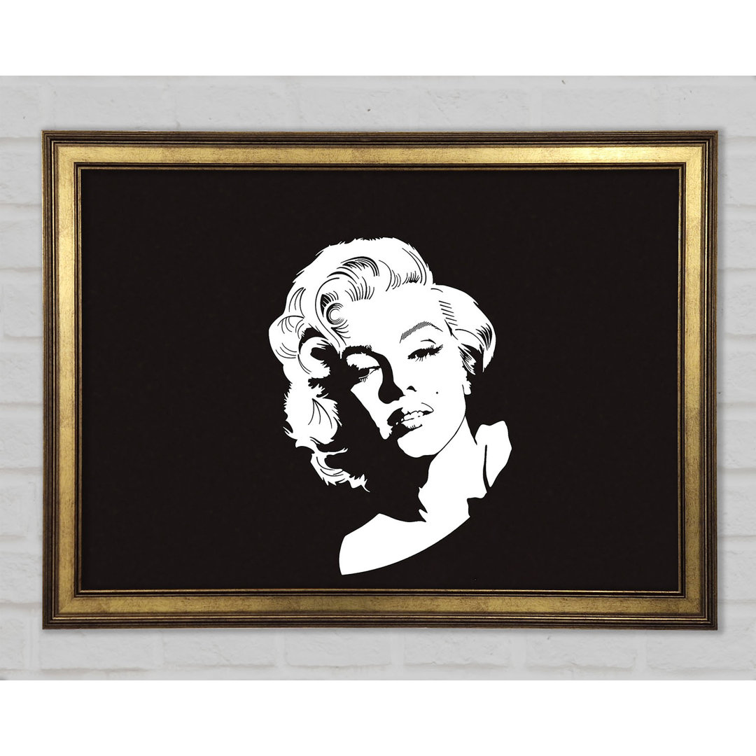 Marilyn Monroe Biografie - Einzelne Bilderrahmen Kunstdrucke