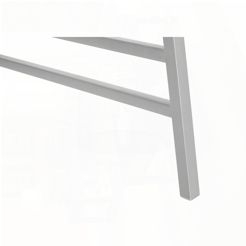Table basse, accent, cocktail, rectangulaire, salon, métal, stratifié, brun, noir, Blanc, Gris