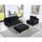 Reversible Sectional With Velvet, Storage, And Charging Function Storage Box: , 4
