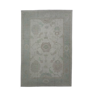 One-of-a-Kind 14'3" X 21'3" 2010s Wool Area Rug Gray