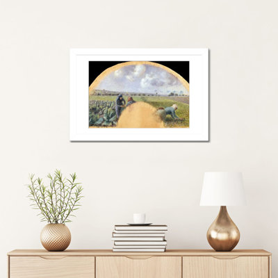 Fan Mount, The Cabbage Gatherers - Wall Art Print - Framed Fine Art Paper