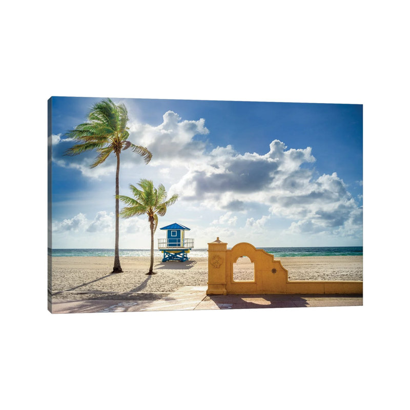 Florida Mornings 1 Piece Wrapped Canvas Painting, 20.32cm H x 30.48cm W