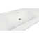 Better Vanity 19.5'' High Gloss White Stone Rectangular Bathroom Sink with Overflow