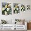 Nature morte avec fleurs blanches VI - reproduction sur toile-87369134-87369137