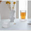 Set of 5 Modern Clear Glass Coasters - Coffee Table & Bar Decor