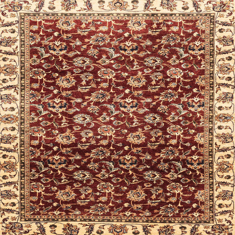 Abstract Indoor Rug, Square 7'