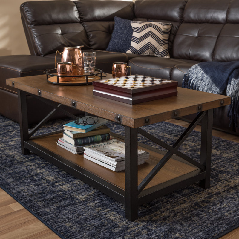 Four Leg Coffee Table with Storage