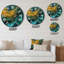 Horloge murale en métal Golden Sunset-93382327