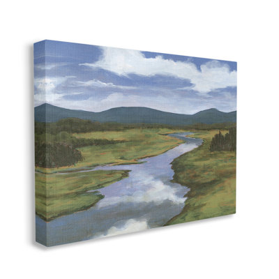 Rivière avec reflet, art mural par Willett
