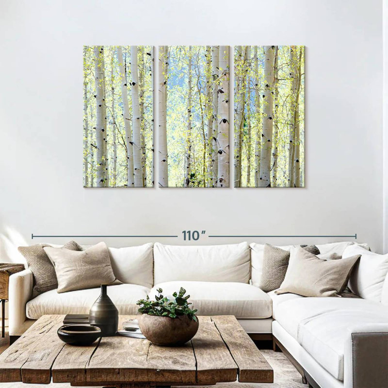 Harnek Aspens, 48" H x 74" W