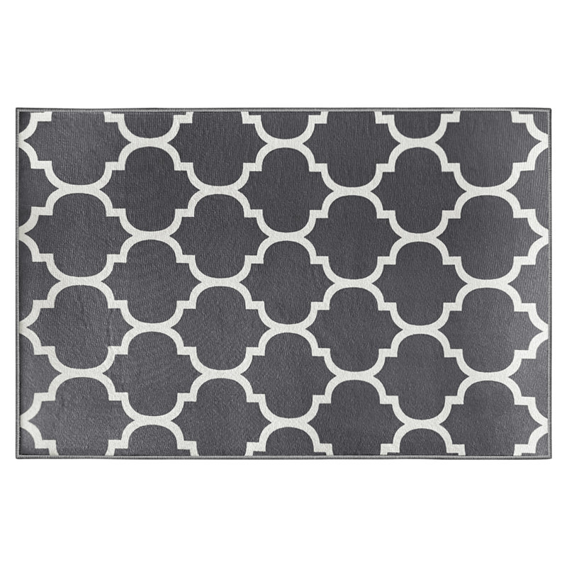 Oriental Machine Tufted Shag Area Rug, Rectangle 60 x 110 cm