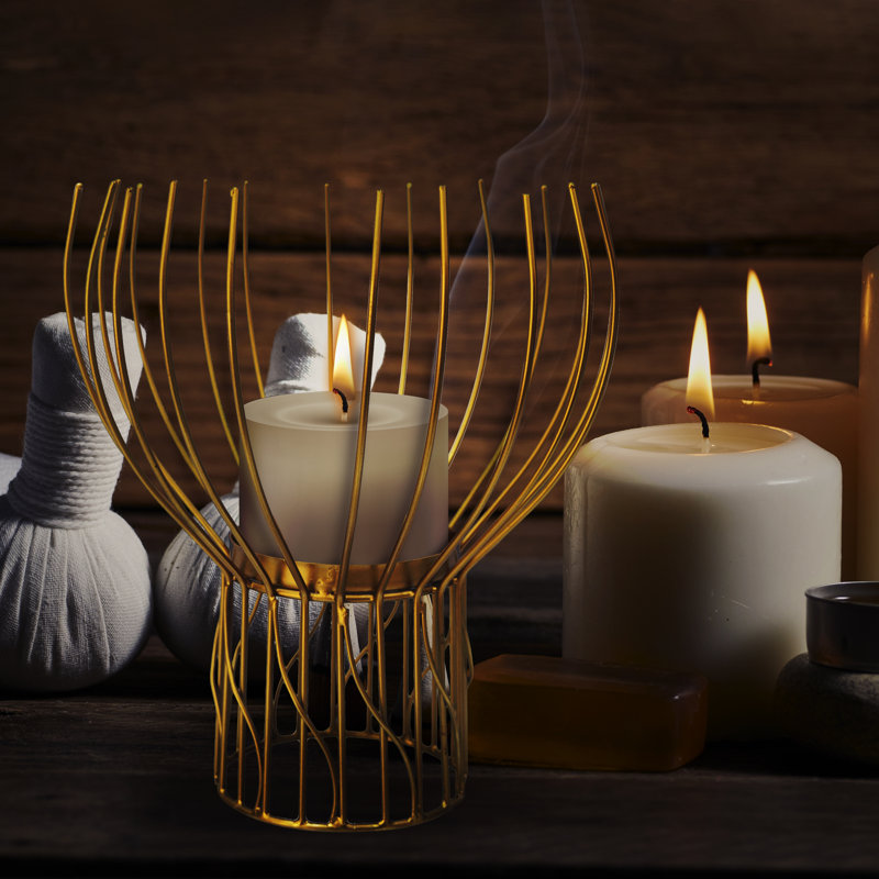 Porte-votives en fer 8,8 "