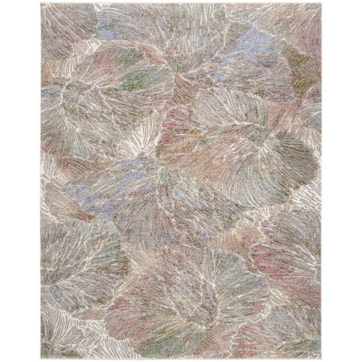 Nourison Vintage Harmony 9'10" x 13'1" Sage Multicolor Bohemian Indoor Rug